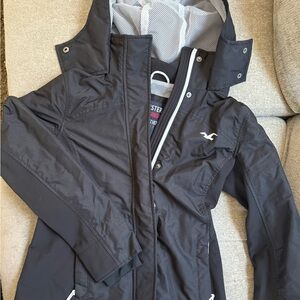 Hollister Black Hooded Jacket